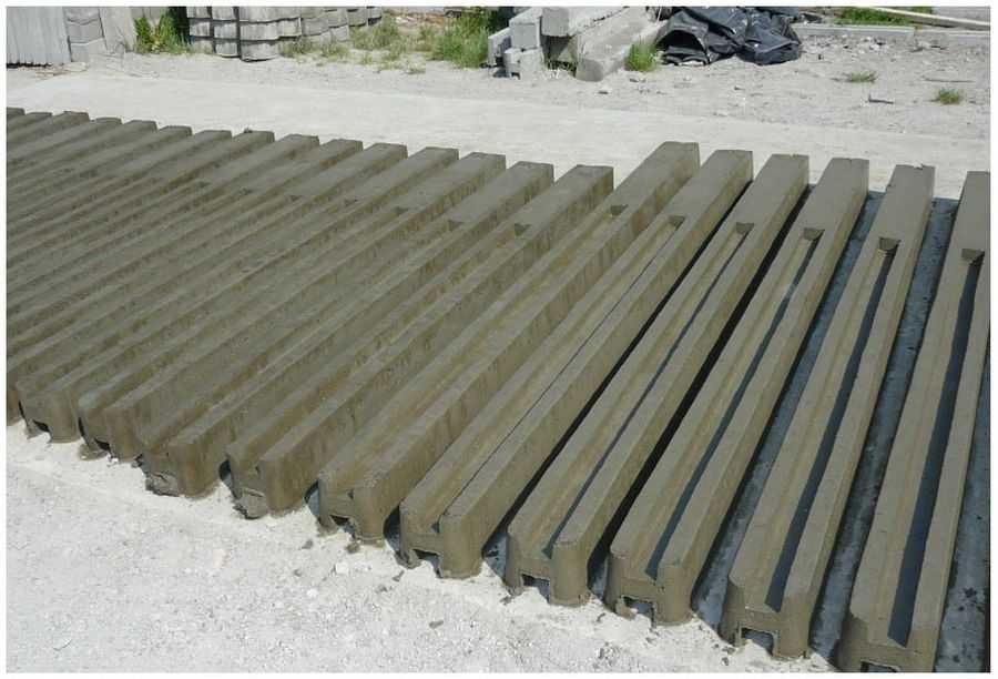 Słupy betonowe do ogrodzenia betonowego