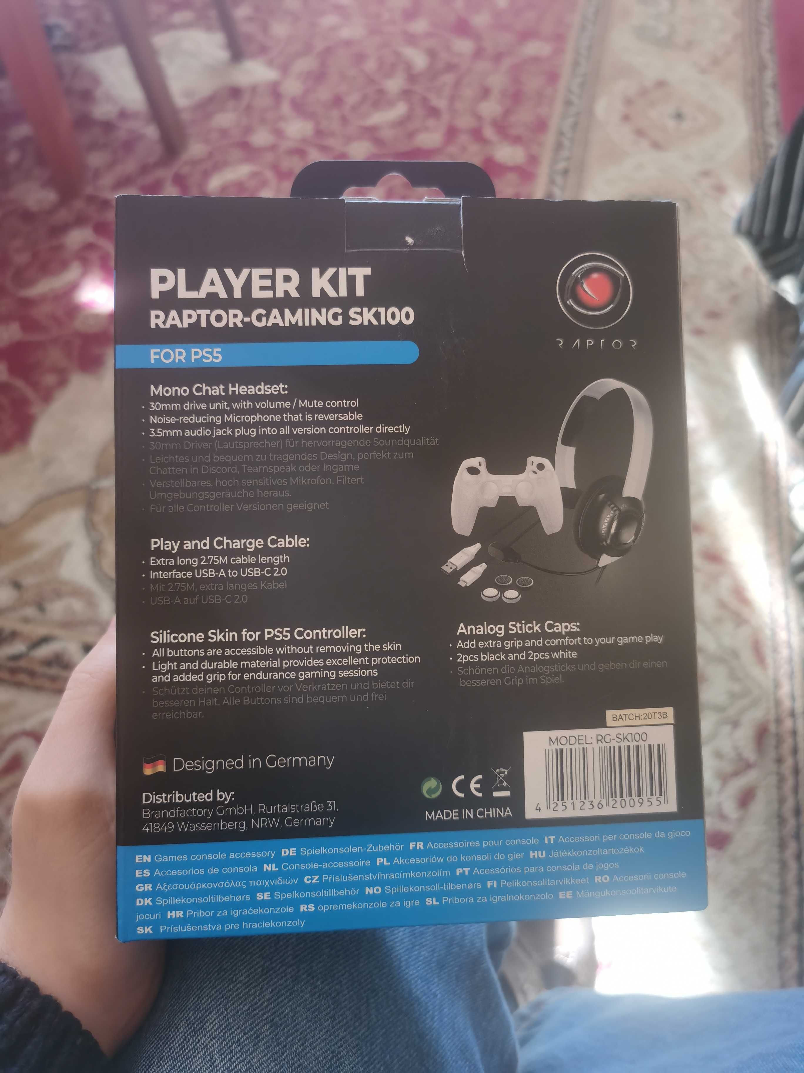 Headset ps5 nowy raptor gaming sk100