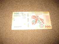 Nota do Burundi "500 Francs" UNC