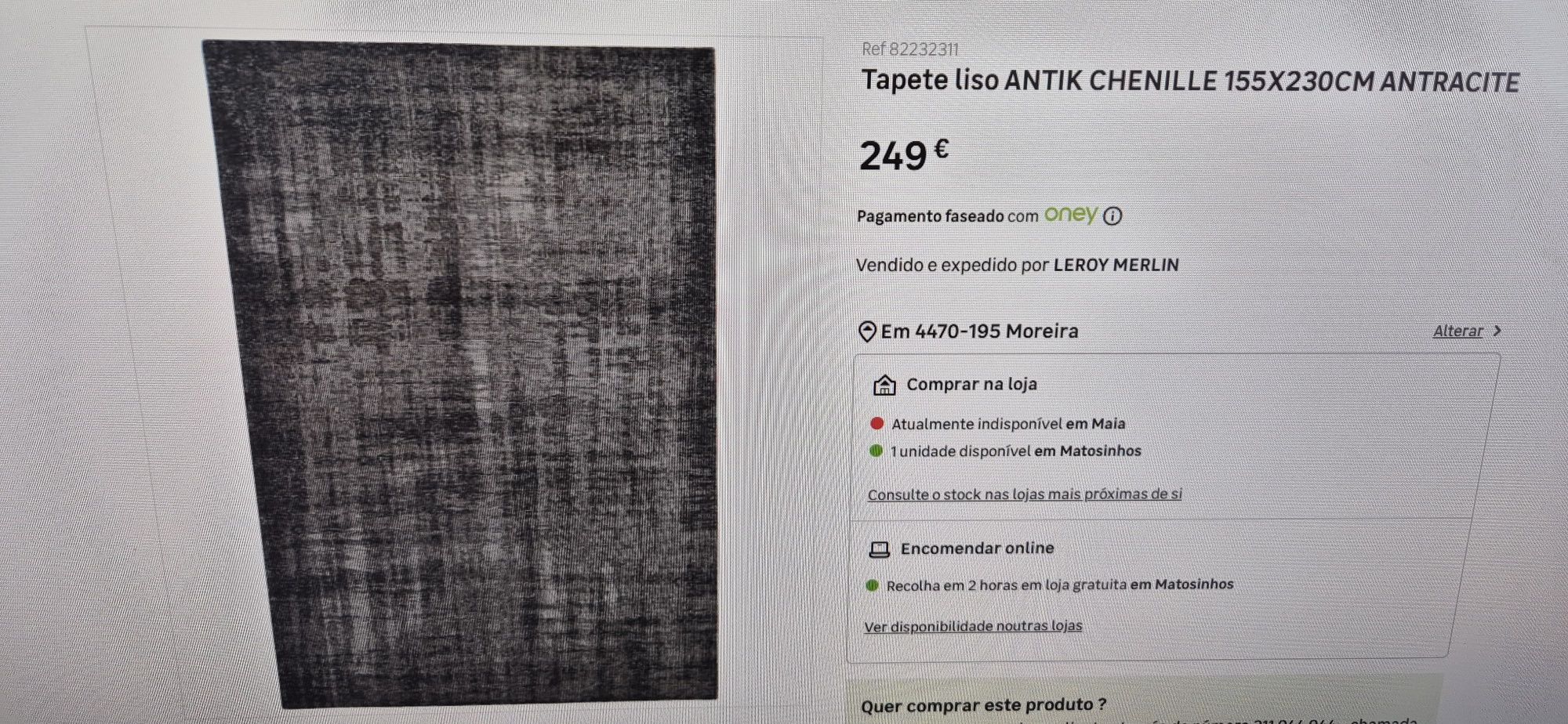 Carpete Antik Chenille (Leroy)