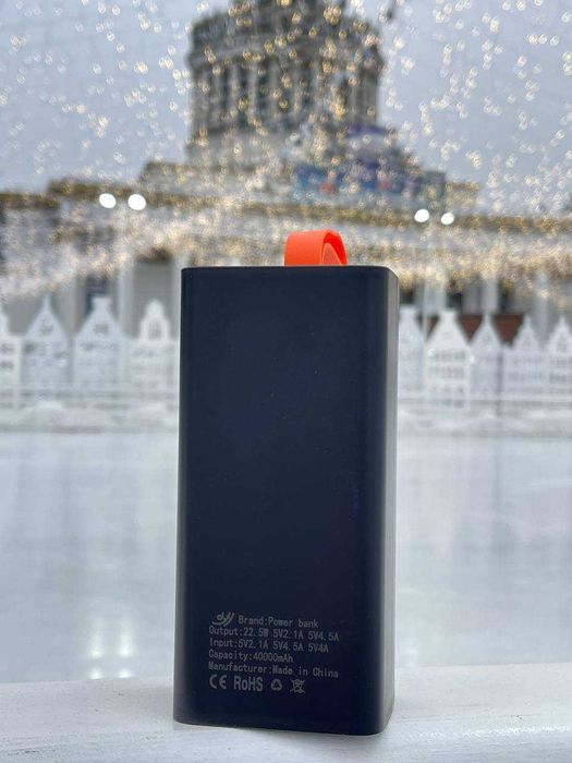 СОБІВАРТІСТЬ!!! Повер банк 40000 mah 22.5W з швидкою зарядкою