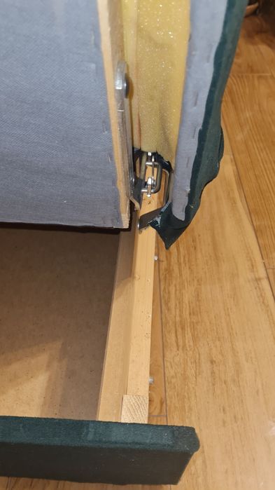 Black Week -Rozkładana mało używana sofa- Amerykanka tapczanik fotel