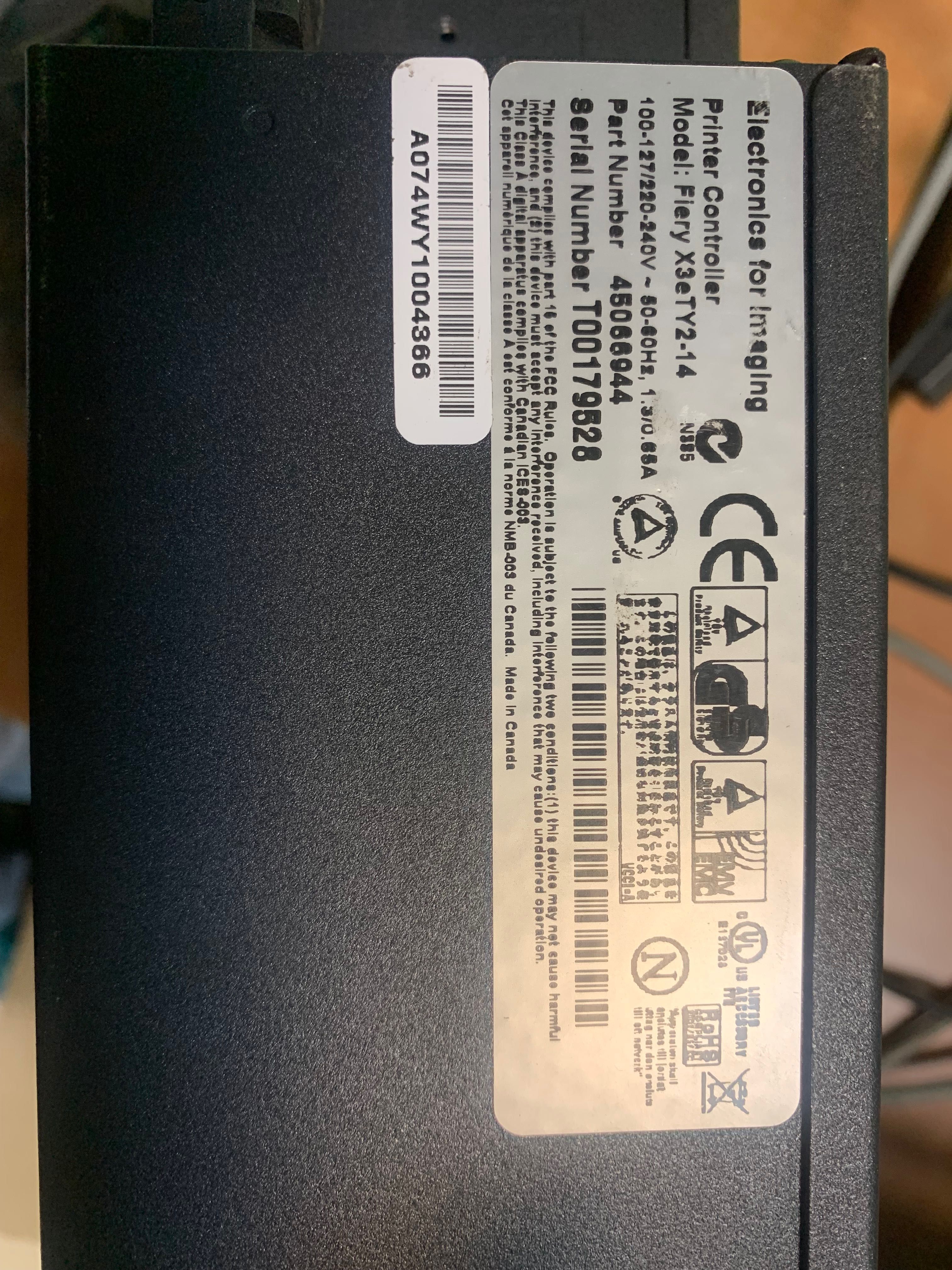 Контролер друку Fiery X3eTY2-14 для Konica Minolta