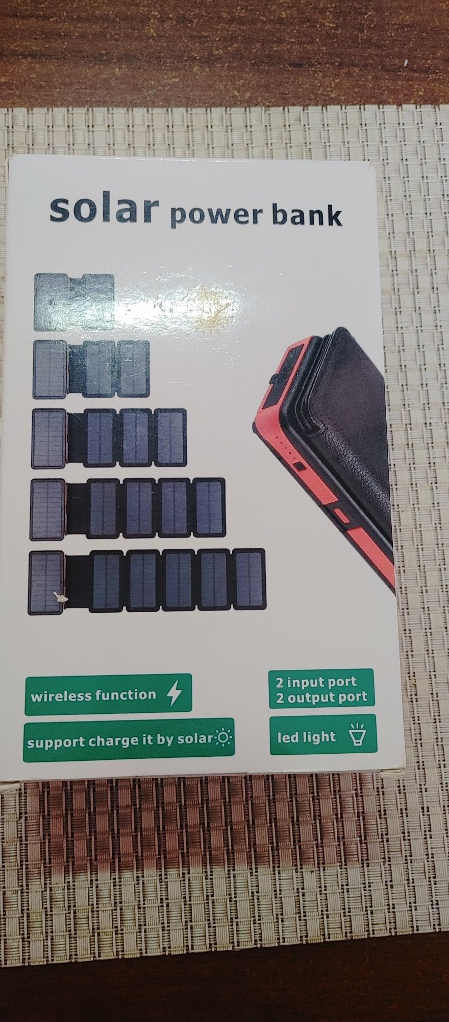 Солнечное зарядное устройство Solar power bank