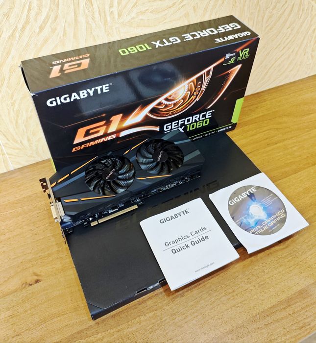 •ІДЕАЛКА•GTX1060•6GB/DDR5/192Bit•Gigabyte G1-Gaming•Не:1070,1080ТІ,580