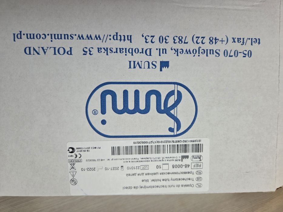 Opaska do rurek tracheostomijnych dla dzieci