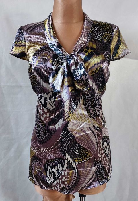 Nowa elegancka koszula bluzka satyna 18/46 44 next biurowa