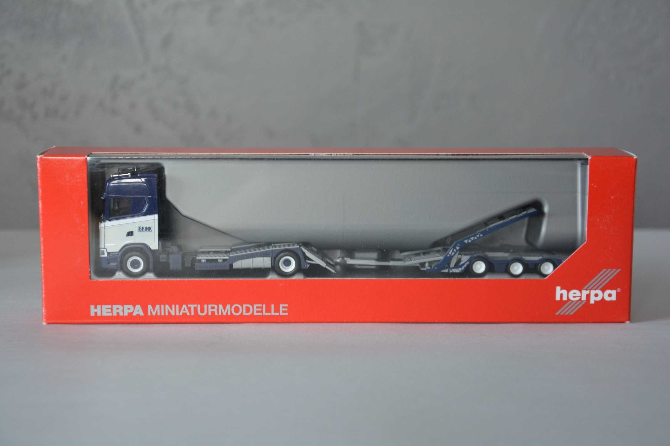 1:87 (H0) Herpa 313742 - Scania CS 20 HD (auto-transporter) BRINK (NL)