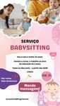 Babysitting na aréa de lisboa