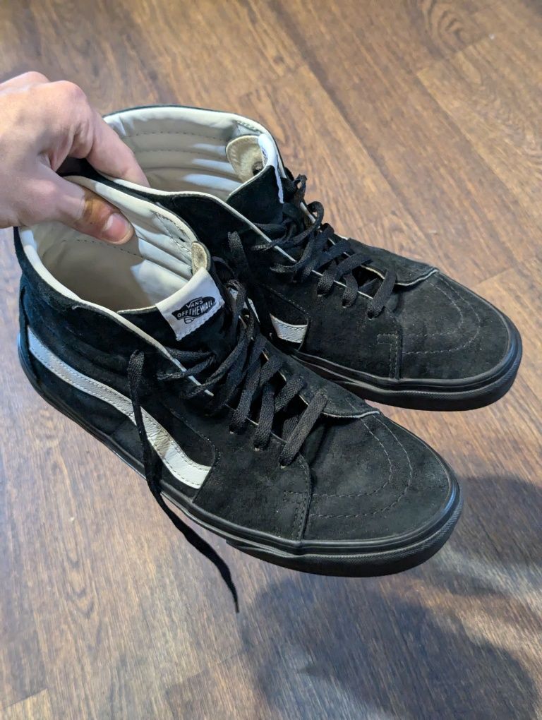 Vans SK8-HI Pig Suede Black