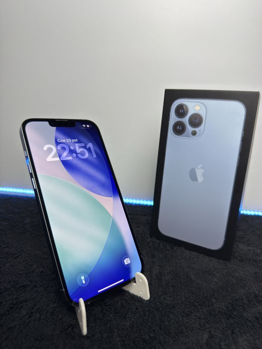 iPhone 13 Pro Max|Sierra Blue|100%|Super Stan|Pełen Zestaw