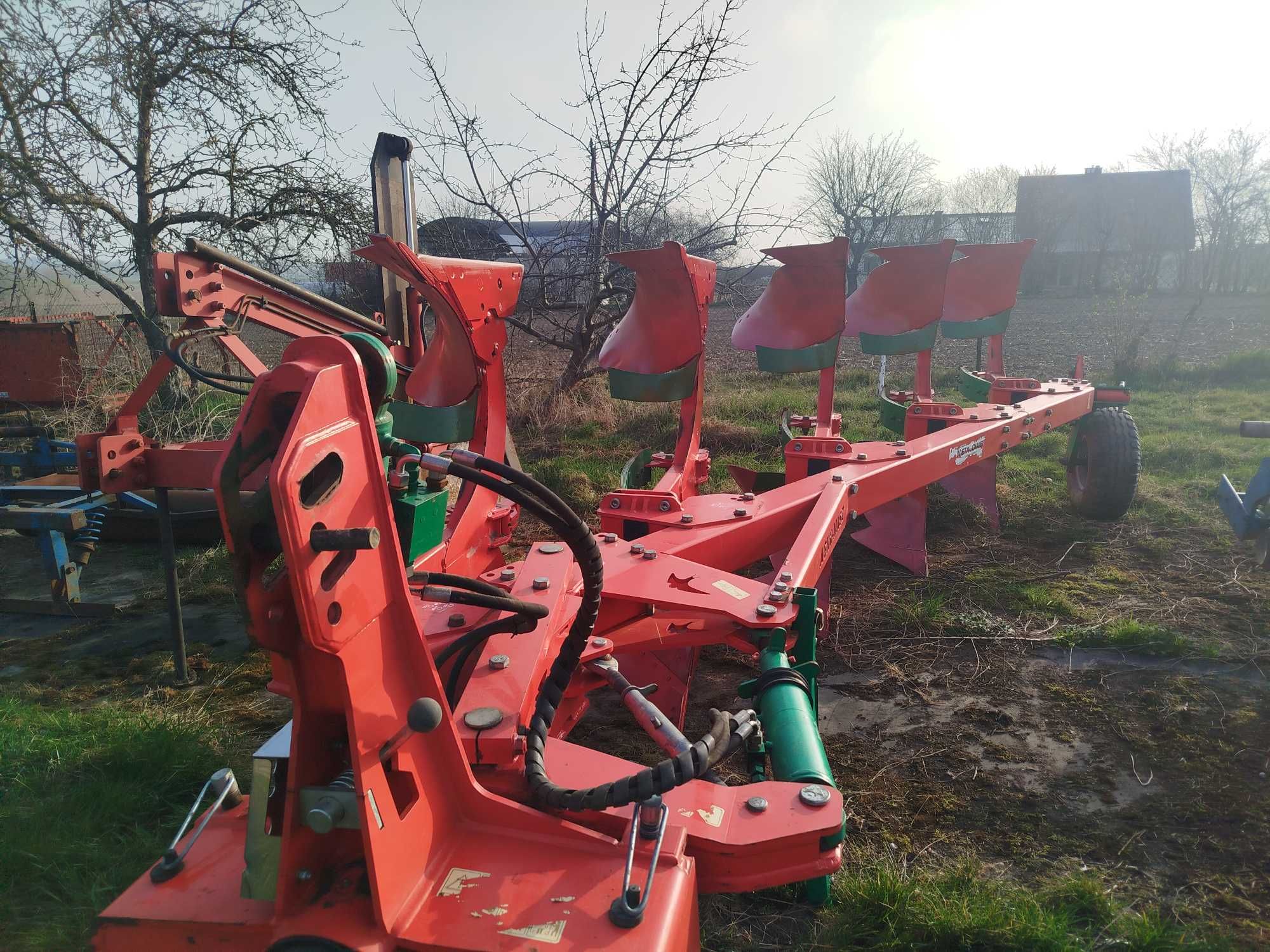 Pług 5 skibowy obrotowy Agromasz PO5 4+1 Typ Kverneland Stan igła !