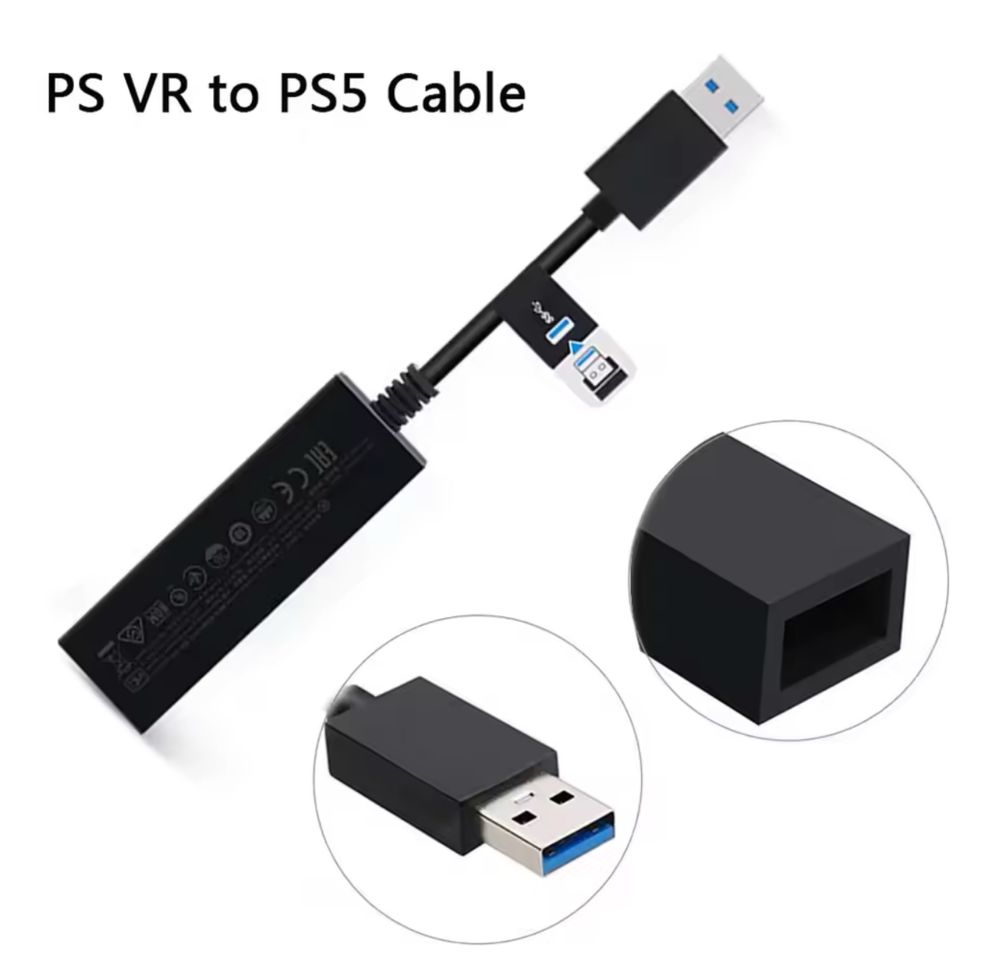 Продам Новый PS 5 VR кабель-адаптер usb 3.0