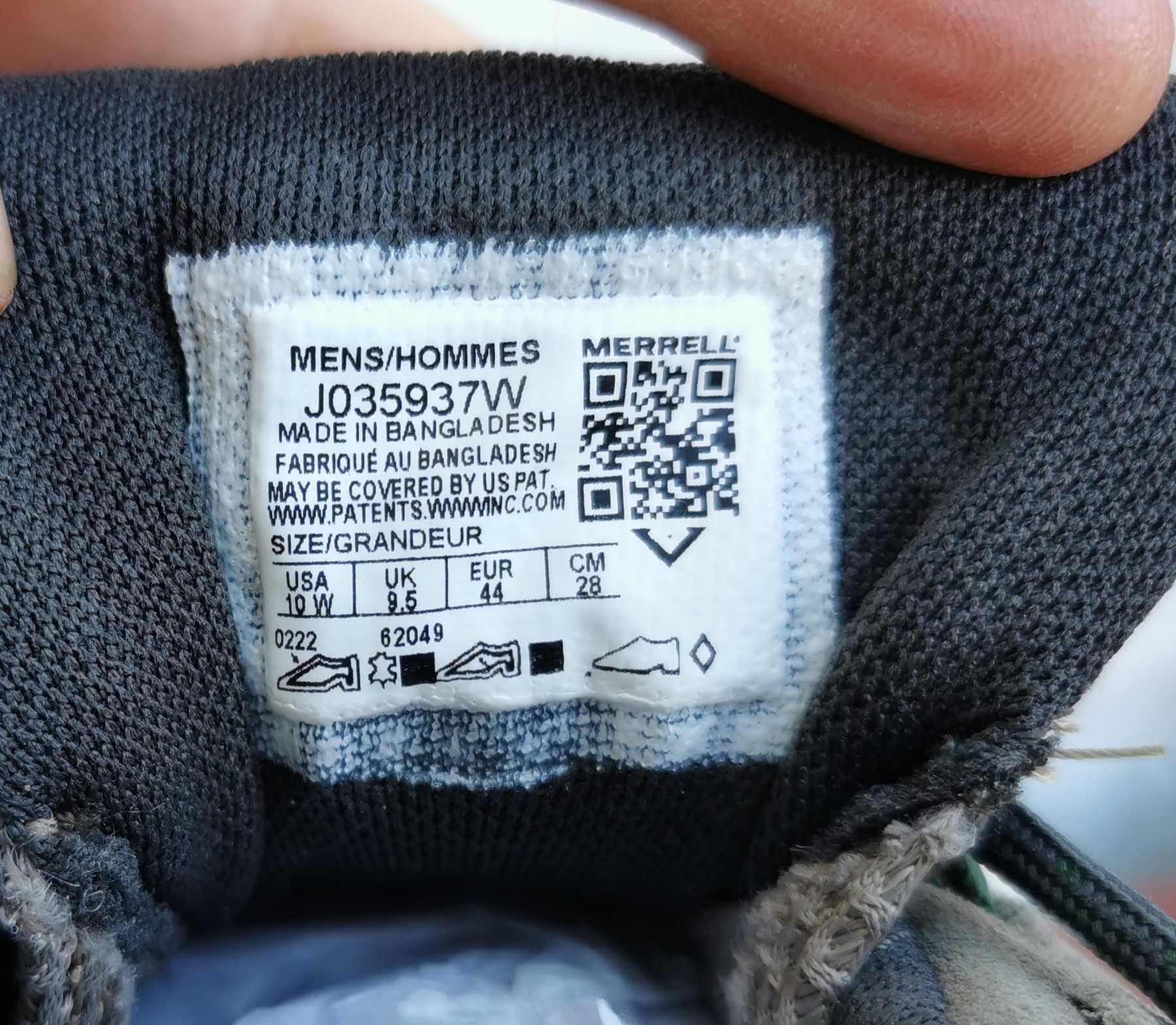 Трекинговые ботинки кроссовки Merrell Oakcreek 44 р. Оригинал