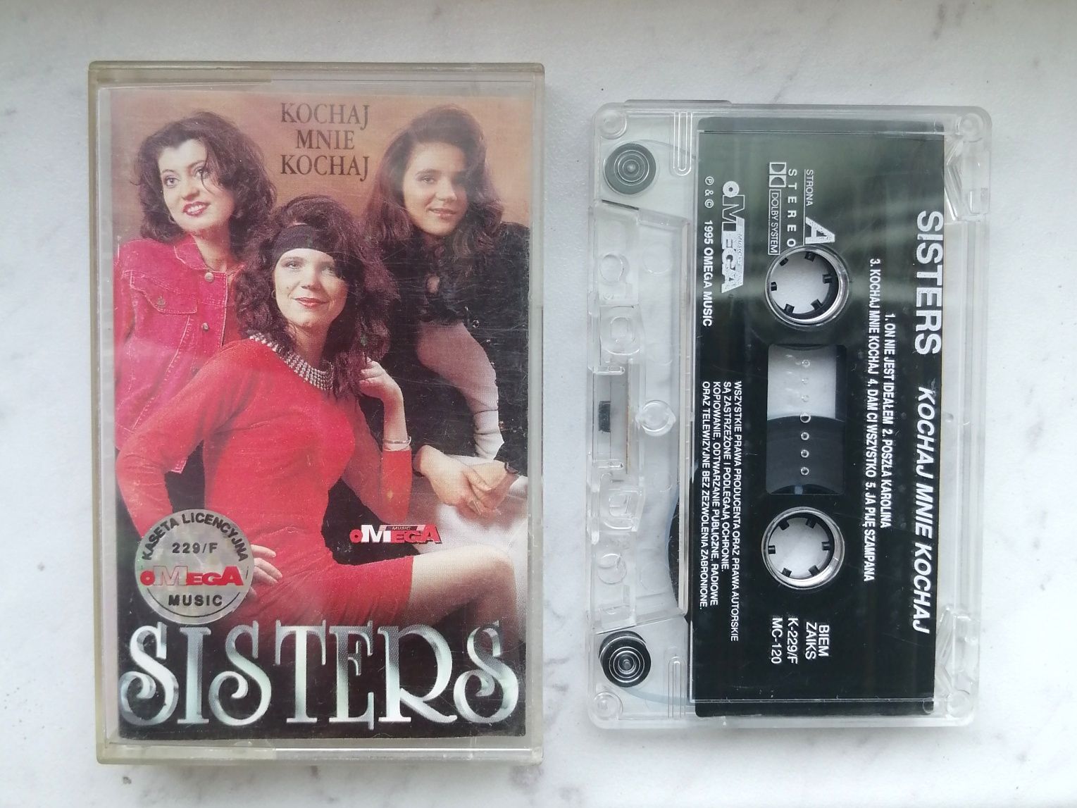 SISTERS - Kochaj mnie kochaj - Kaset Disco Polo