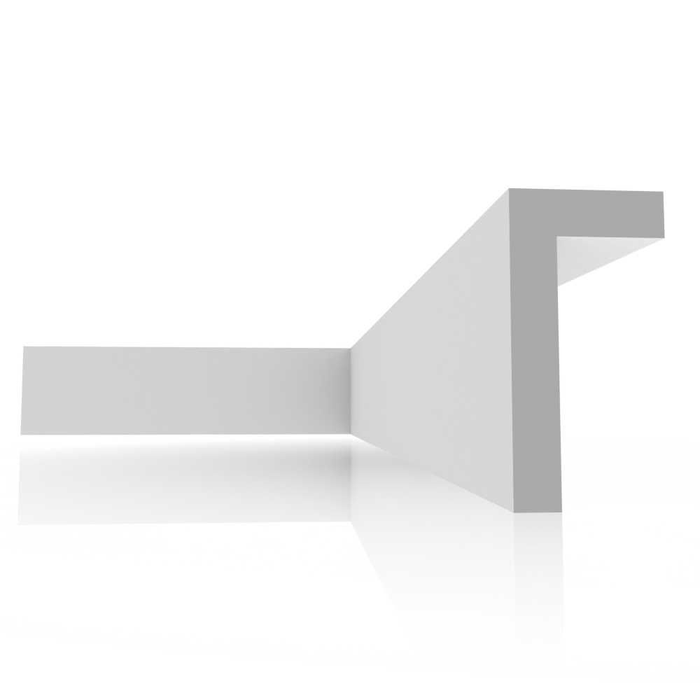 Osłona szyny L 12x8 cm