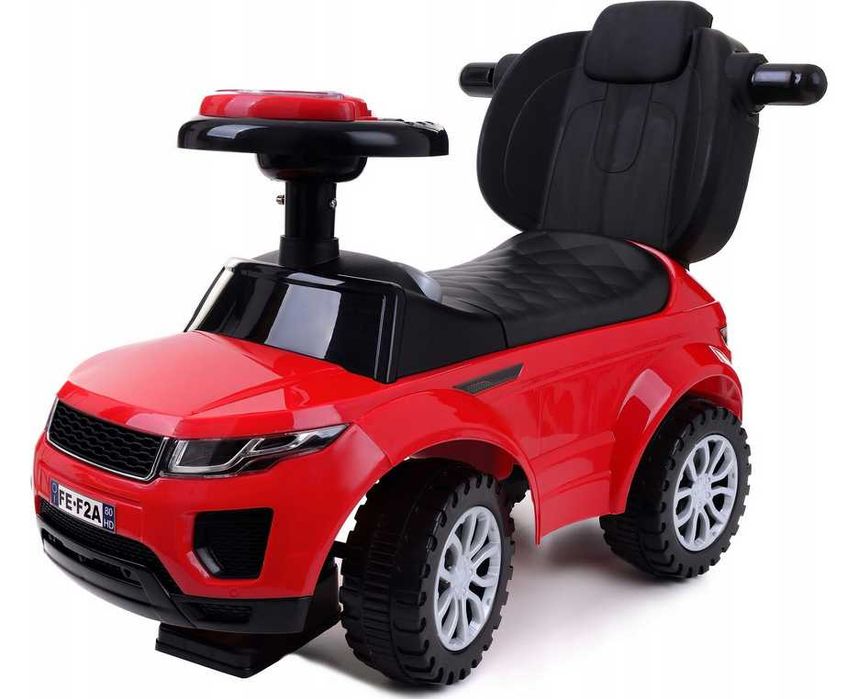 Duży Jeździk Chodzik Pchacz Zabawka Interaktywna dla Dzieci Oparcie