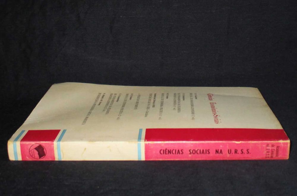 Livro Ciências Sociais na U.R.S.S Academia de Ciências na URSS