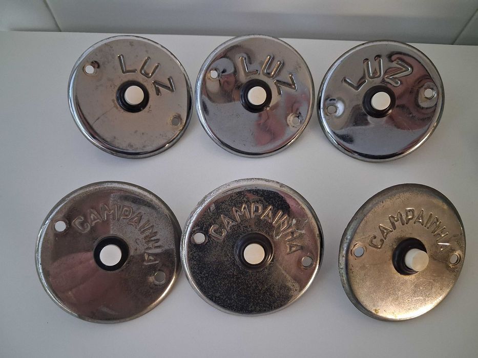 Botões de campainha e de luz (conjunto)