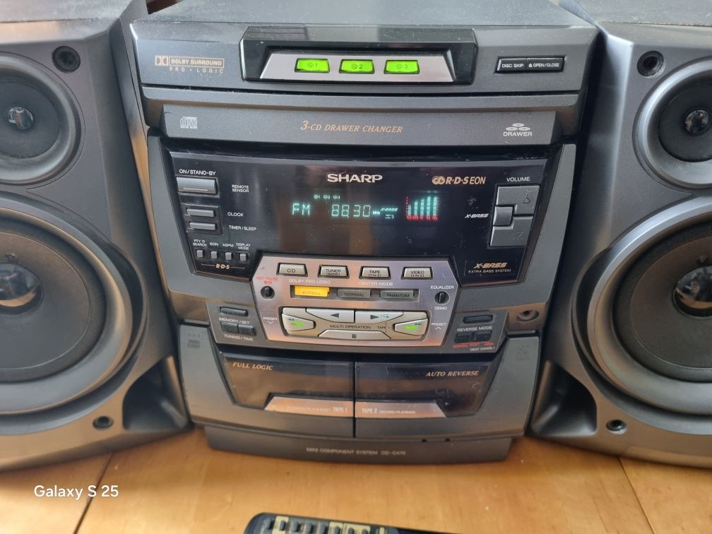 Wieża Sharp cd c 470h + pilot