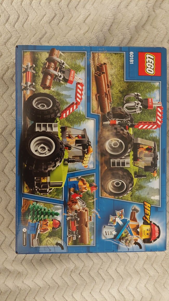 Nowy lego 60181 traktor leśny misb