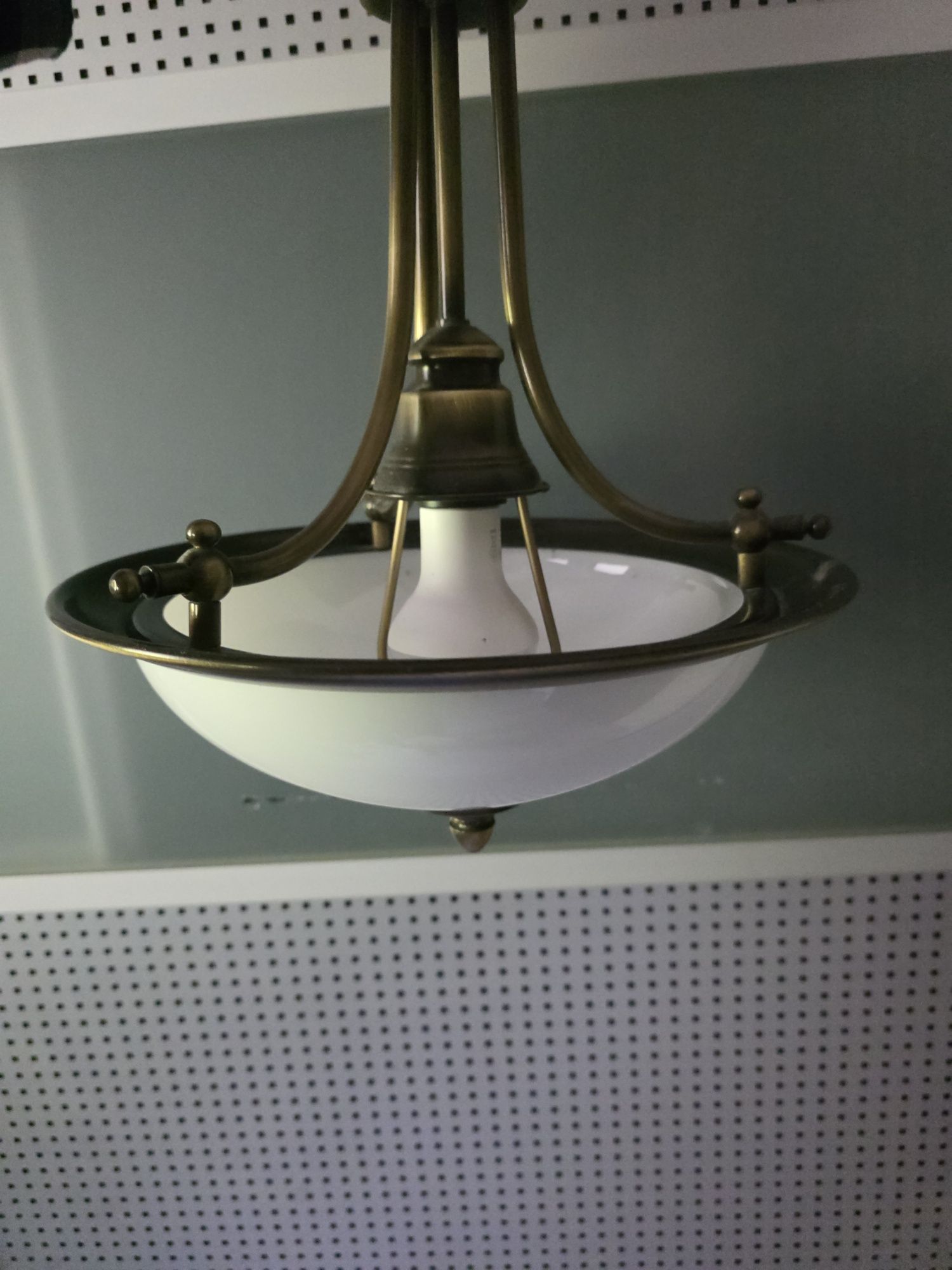 Lampa sufitowa mosiężno - patynowa Jupiter