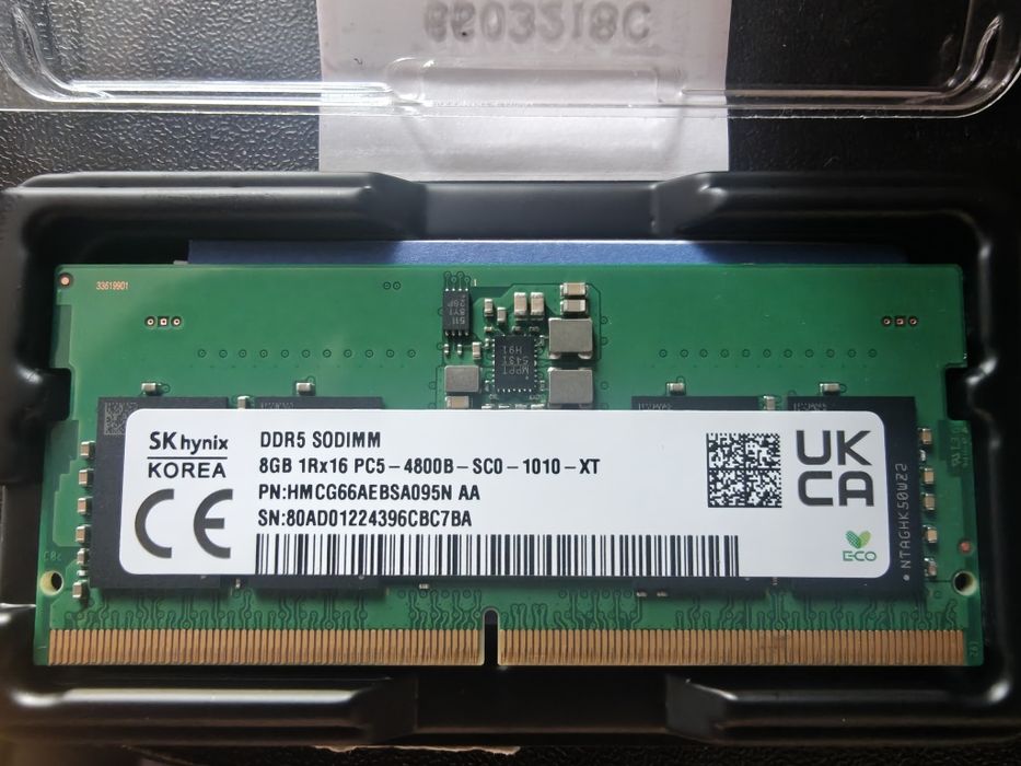 ОЗУ SK Hynix DDR5 SODIMM 8GB для ноутбуку 10шт.