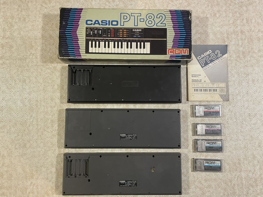 CASIO CasioTone PT-82, PT-87, ToneBank SA-1, VL-Tone VL-1, PT-1