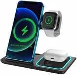 Ładowarka stacja ładująca iPhone Apple Watch i AirPods - 3 w 1. BIAŁA