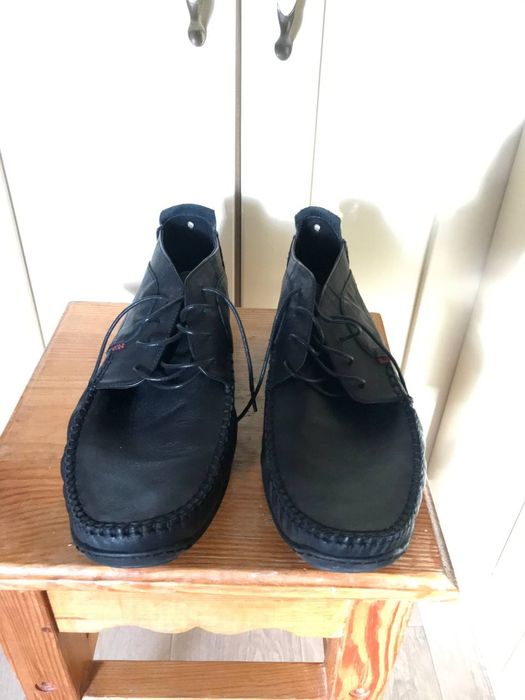 Чоловічі кожані туфлі 45 розмір