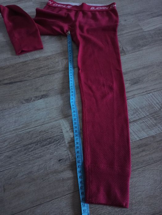 Legginsy termoaktywne Bjorn Daehlie 51% wełna merino, rozmiar 8 lat,
