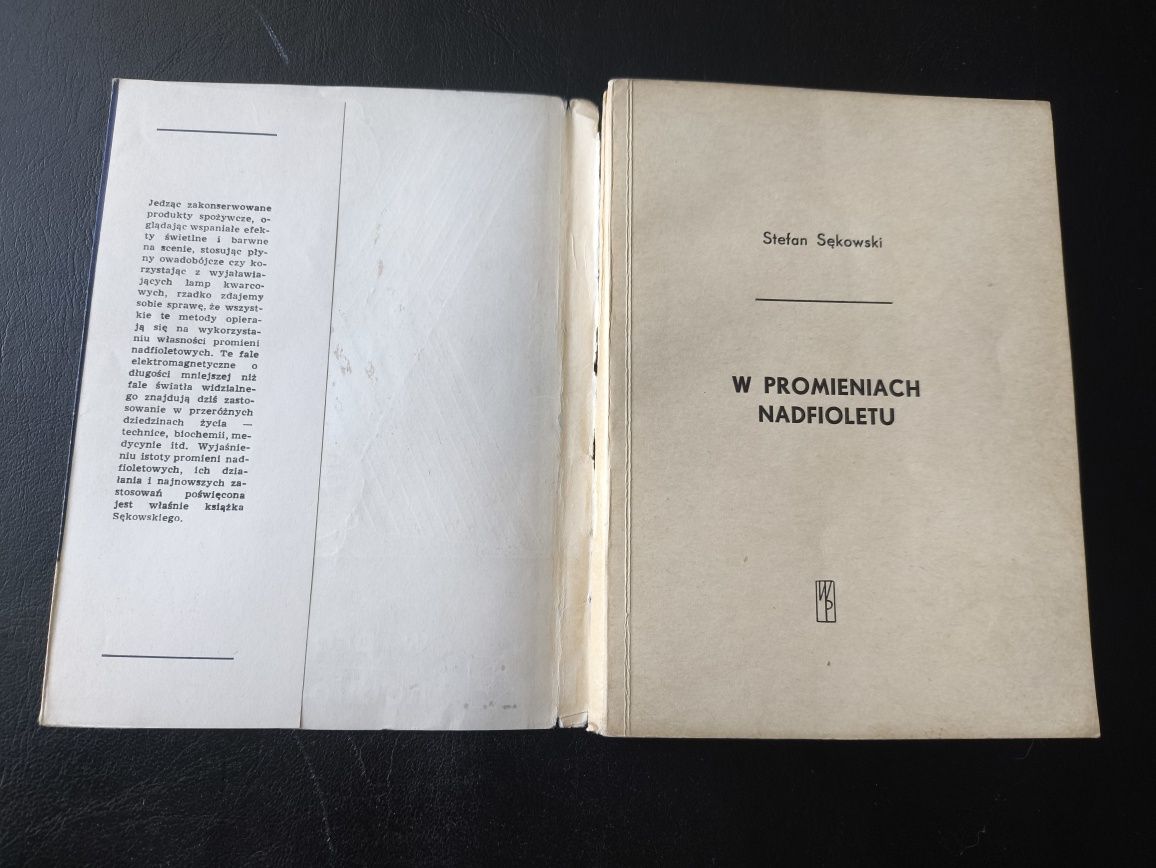 W promieniach nadfioletu Stefan Sękowski 1963 wydanie I