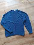 Damski sweter vintage y2k niebieski XXL