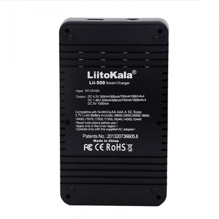Оригинал! Зарядное устройство Liitokala Lii-500+бп+автоадаптер. Новые!