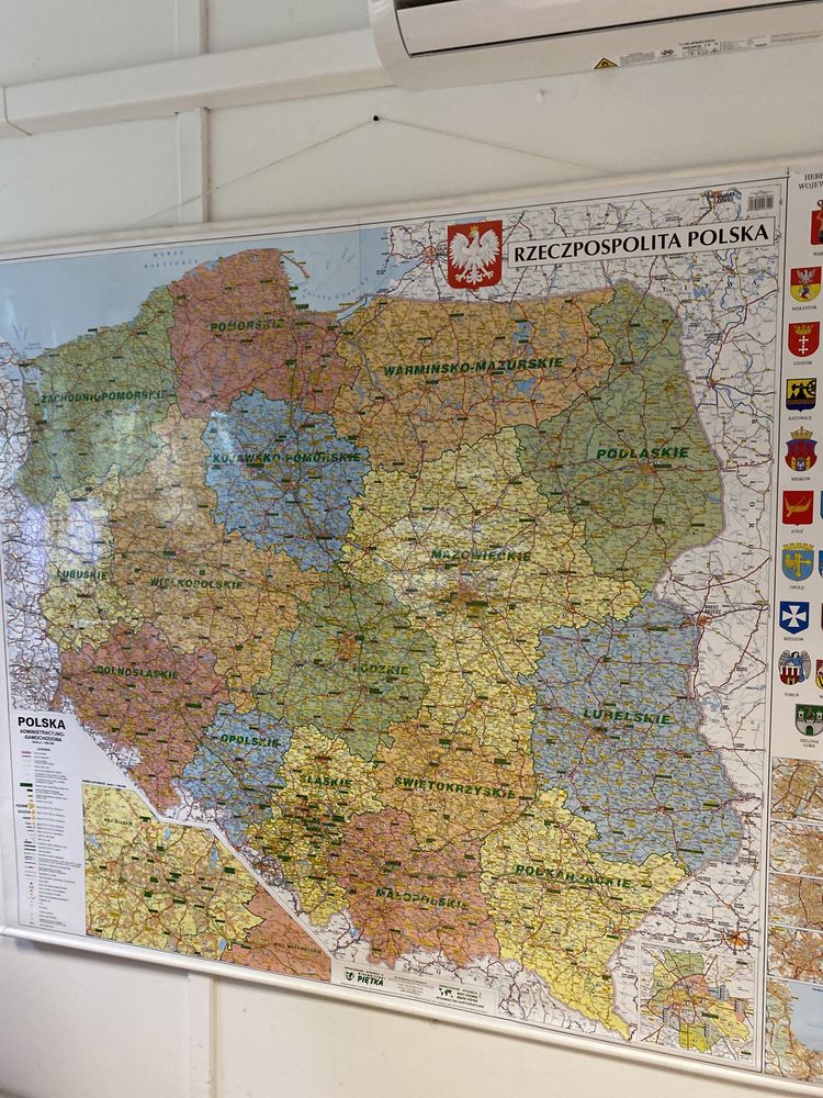 Mapa Polski DUŻA