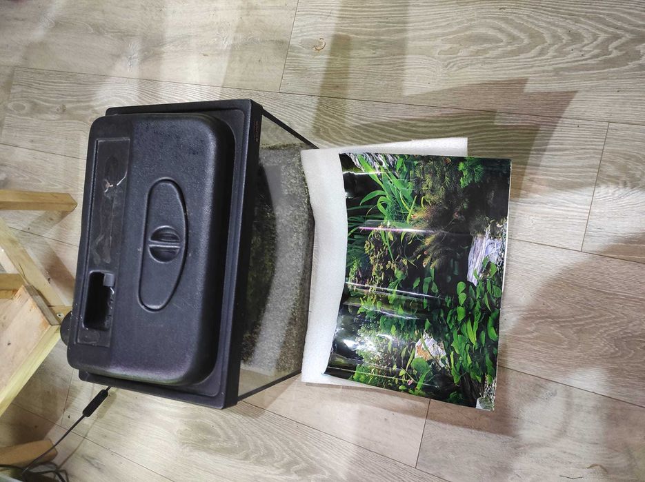 akwarium 25l, gotowy zestaw, 40x25x25cm