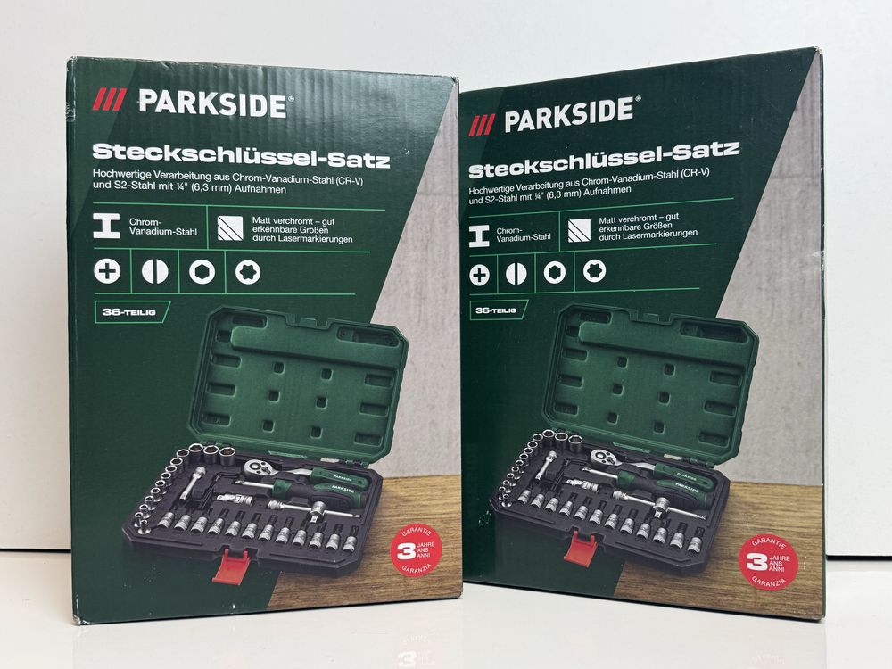 Новий набір торцевих гайкових ключів PARKSIDE 36шт HG09816 Німечинна