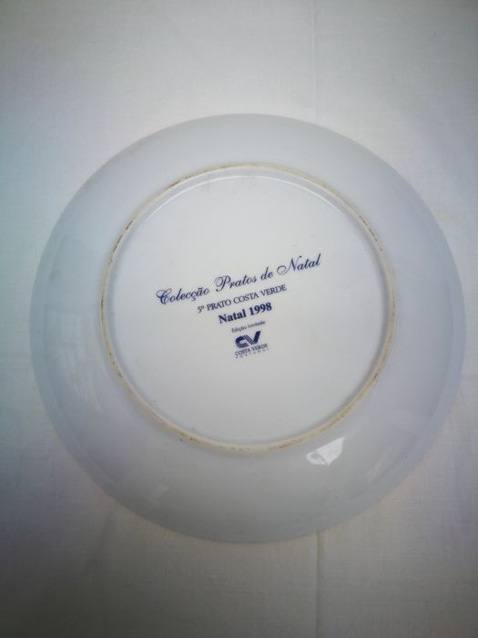 Pratos decorativos natal