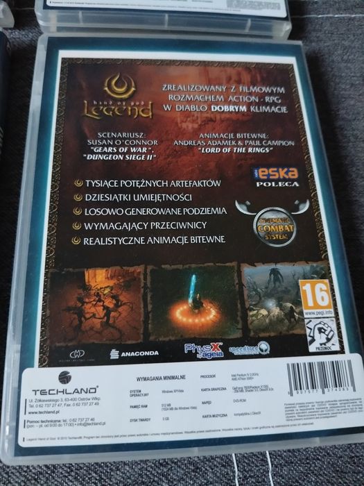 6 gier pc dvd gry przygodowe akcji płyty bez rys bardzo dobry stan