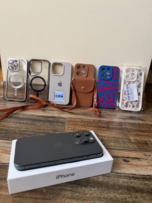 Iphone 15 Pro, Black titanium, 256GB