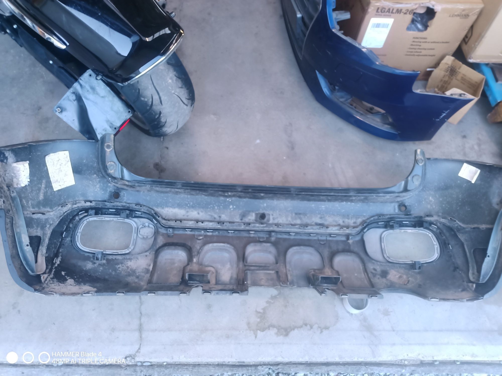 Fiat panda III cros zderzak tył 12-
