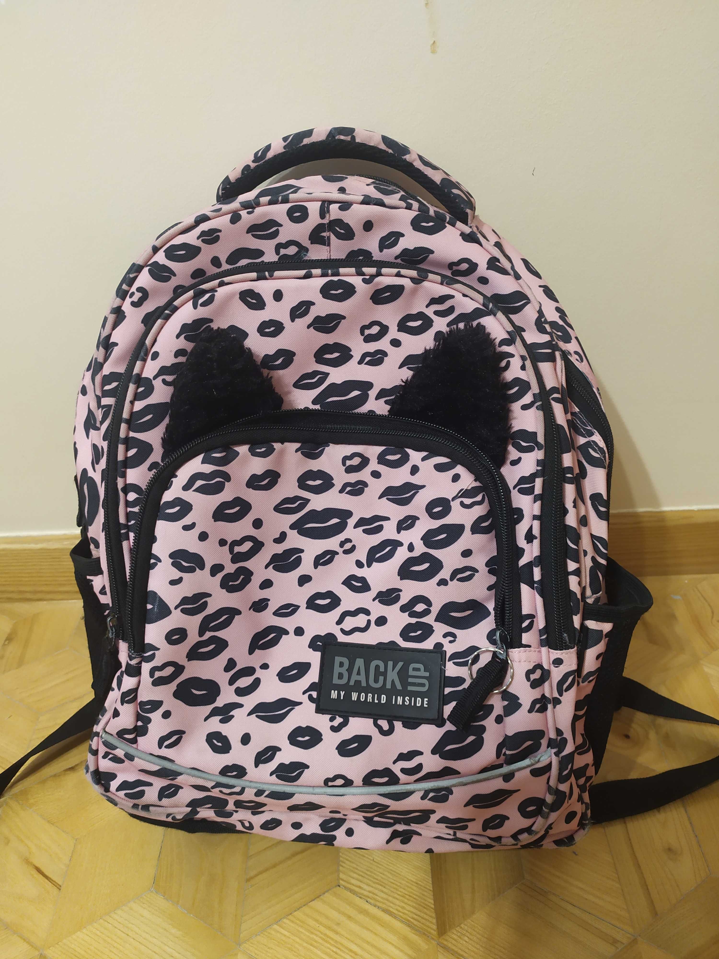 Plecak szkolny dziewczęcy firmy Backup bardzo ładny