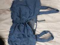Top stanik jeans XL nowy