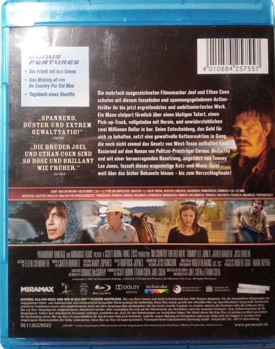 Blu ray [ To Nie Jest Kraj Dla Starych Ludzi ] wyd.End, Polskie napisy