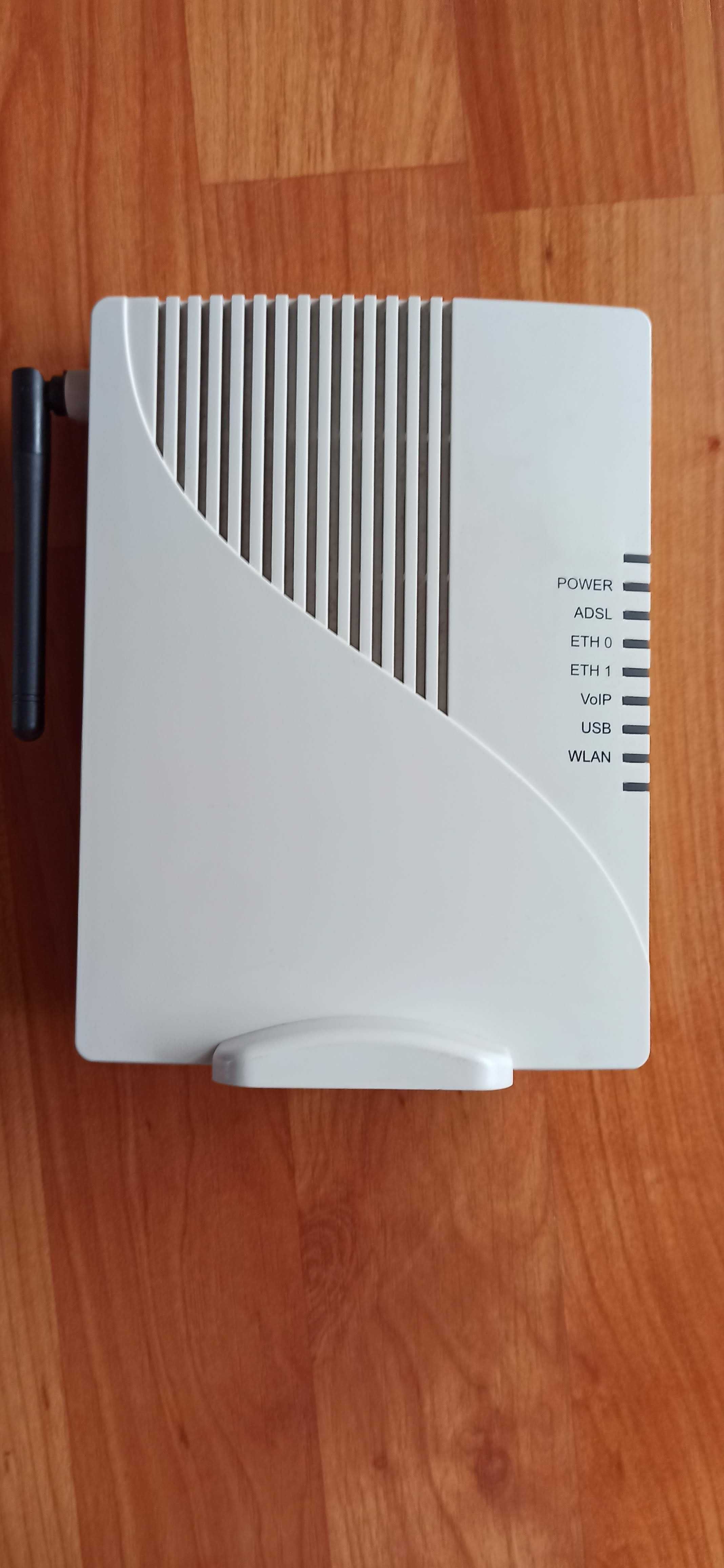 Router Pirelli wi-fi com modem ADSL integrado