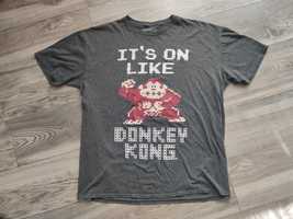 Nintendo It's On Like Donkey Kong Short Sleeve Tee Gray T-Shirt xxl