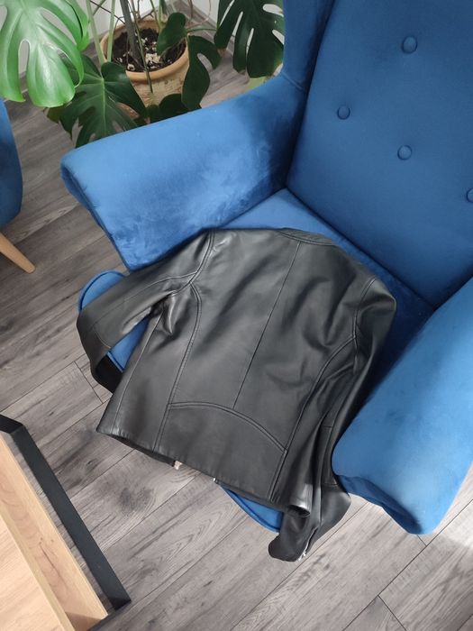 Klasyczna kurtka skórzana/ramoneska Samsoe samsoe