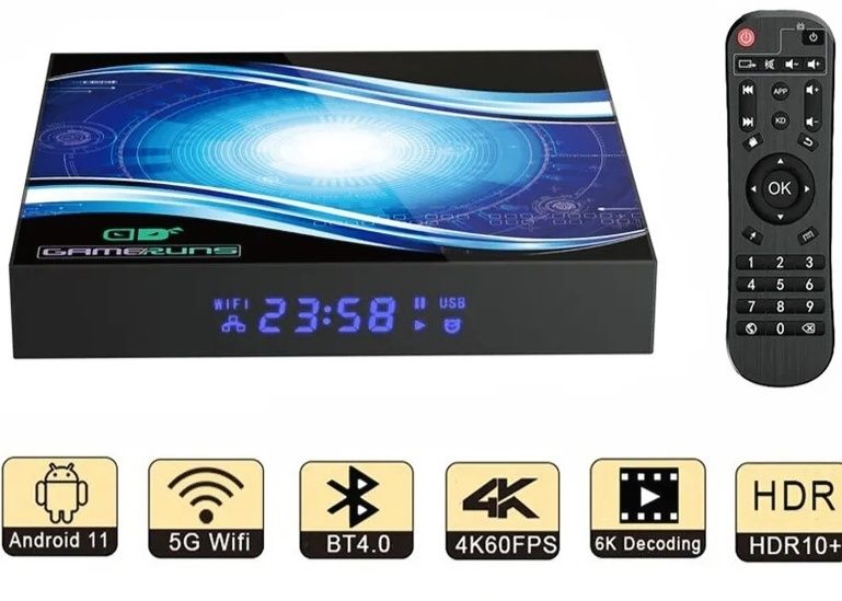 TV box Tanix W2 4/32 -gb wi-fi 5/2,4 ггц, bluetooth,lan