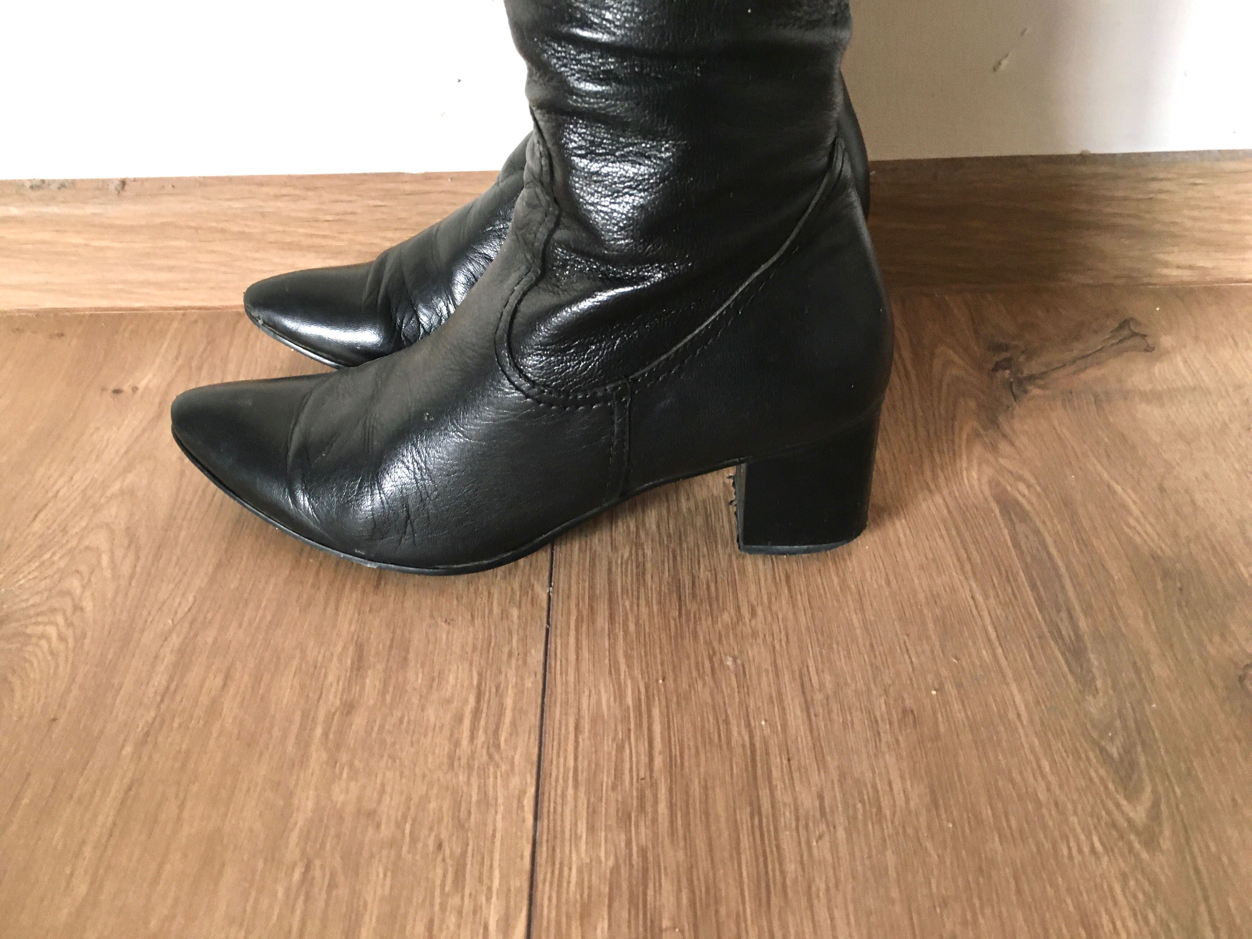 Damskie Buty kozaki Kazar czarne (37)