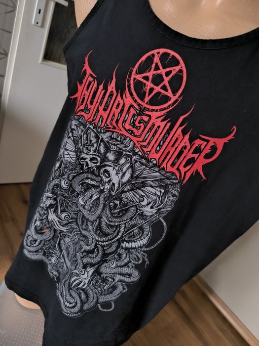 Thy Art Is Murder Tanktop L czarna Metal 666 męska Deathcore
